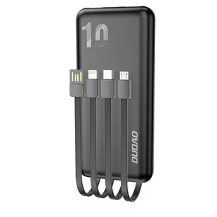Dudao K6Pro uniwersalny powerbank 10000mAh z kablem 3w1 - Powerbanki - miniaturka - grafika 1