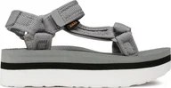 Sandały damskie - Teva Sandały damskie Flatform Universal Mesh Print szare r. 36 - miniaturka - grafika 1