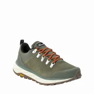 Buty trekkingowe męskie - Buty męskie turystyczne Jack Wolfskin TERRAVENTURE URBAN LOW M khaki / orange - 43 - miniaturka - grafika 1