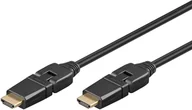 Kable komputerowe i do monitorów - Goobay 61283 kabel HDMI 1,5 m HDMI Typu A (Standard) Czarny 61283 - miniaturka - grafika 1