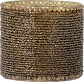 Świeczniki - Świecznik na tealighty Isabela złoty - miniaturka - grafika 1