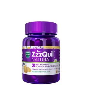 ZzzQuil Natura x 30 żelek o smaku mango i banana - Układ nerwowy - miniaturka - grafika 1