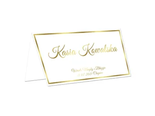 Winietki personalizowane składane - 15 szt. - Kartki okolicznościowe i zaproszenia - miniaturka - grafika 1