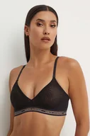 Biustonosze - Armani Exchange biustonosz kolor czarny gładki 947025 2F503 - miniaturka - grafika 1