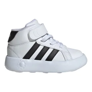Buty dziecięce adidas Grand Court białe wysokie IE3866 25 - Buty dla dziewczynek - miniaturka - grafika 1
