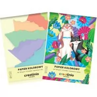 Szkolne artykuły papiernicze - Top-2000 Papier kolorowy Creatinio A4 10 kartek - miniaturka - grafika 1