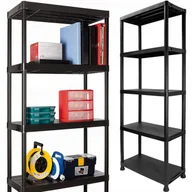 Szafy i regały magazynowe - Regał Magazynowy Plastikowy Garażowy Warsztatowy Mocny 5 Półek 125 Kg 171cm - miniaturka - grafika 1