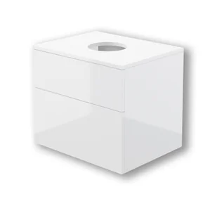Szafka łazienkowa pod umywalkę z blatem Deante Prizma 60 cm biały połysk SDI_6B61 - Szafki łazienkowe - miniaturka - grafika 1