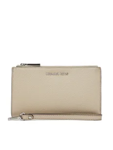 MICHAEL Michael Kors Duży Portfel Damski 32T7SAFW4L Beżowy - Portfele - miniaturka - grafika 1