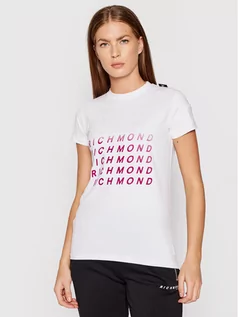 Koszulki i topy damskie - John Richmond T-Shirt Worland UWA21018TS Biały Regular Fit - grafika 1