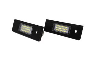 BMW 1, 6, Z4, Mini lampki tablicy rejestracyjnej LED 2x650lm, zestaw 2szt - Oświetlenie samochodowe - akcesoria - miniaturka - grafika 1