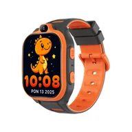 Smartwatch - Forever Kids Boost KW-530 AI GPS WiFi 4G Pomarańczowy - miniaturka - grafika 1