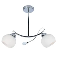 Lampy sufitowe - Connor lampa wisząca 2xE27 chrom/biały MLP0876 - miniaturka - grafika 1
