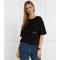 Koszulki i topy damskie - Armani Exchange T-shirt | Loose fit - miniaturka - grafika 1