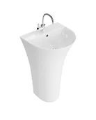 Umywalki - Lavita Pera Umywalka wolnostojąca 45,5x41,5 cm biały połysk 5900378334385 - miniaturka - grafika 1