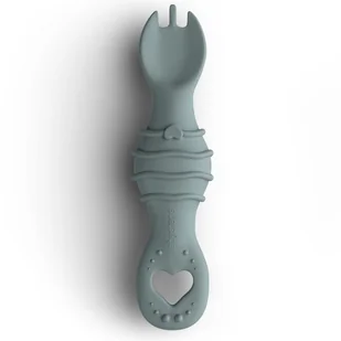 Widelco - Łyżeczka silikonowa ETHER, BabySteps - Sztućce dla dzieci - miniaturka - grafika 1