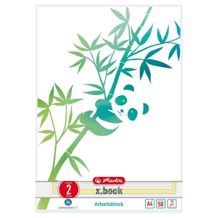 Blok roboczy A4 GreenLine 50 Blatt Lineatur 02 Motiv Panda, College Block (liniowy, A4) - Zeszyty szkolne Blok roboczy A4 GreenLine 50 Blatt Lineatur 02 Motiv Panda, College Block (liniowy, A4) - Zeszyty szkolne - miniaturka - grafika 1