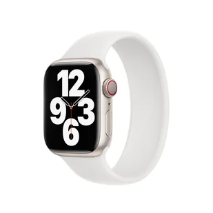 APPLE STRAP SOLO MN733ZM/A SILIKONOWY PASEK DO APPLE WATCH 44/45/46/49MM WHITE SIZE 9 - Akcesoria do smartwatchy - miniaturka - grafika 1