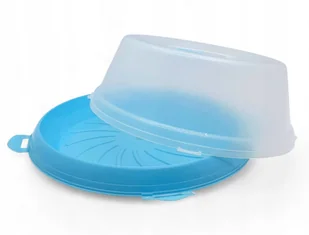 PLASTIKOWY ZAMYKANY POJEMNIK NA CIASTO 31x12cm - Pojemniki kuchenne - miniaturka - grafika 1