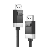 Kable komputerowe i do monitorów - ALOGIC FUDP2-SGR kabel DisplayPort 2 m Szary, Czarny FUDP2-SGR - miniaturka - grafika 1