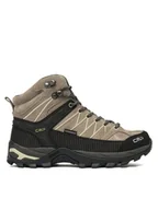 Buty trekkingowe damskie - CMP Trekkingi Rigel Mid Wp Waterproof 3Q12946 Szary - miniaturka - grafika 1