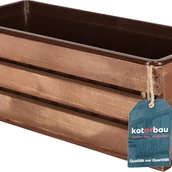 Donice - Skrzynka balkonowa taras drewniana 40 kwiaty wkład - KOTARBAU - miniaturka - grafika 1