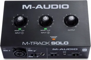 M-Audio M-AUDIO M-Track SOLO - Interfejs Audio USB - Akcesoria do komputerów stacjonarnych - miniaturka - grafika 1