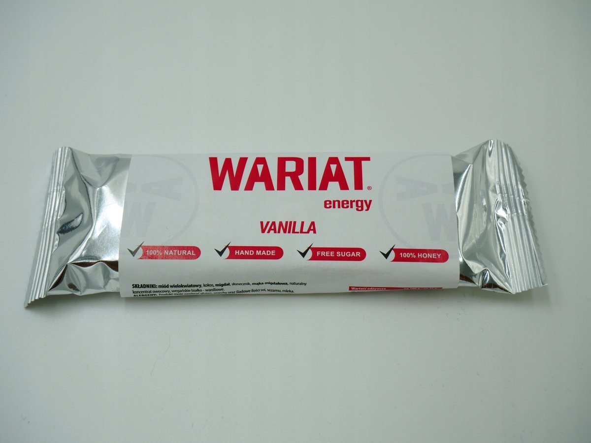 Wariat baton energy Vanilla 45g