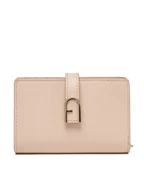 Portfele - Furla Duży Portfel Damski Flow S Compact Wallet WP00401 BX2045 0496S Różowy - miniaturka - grafika 1