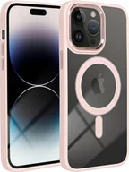 Etui i futerały do telefonów - OEM Futerał COLOR EDGE MAG COVER kompatybilny z MagSafe do IPHONE 16 Pro Max różowy - miniaturka - grafika 1