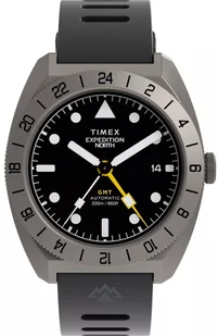 Zegarek Zegarek Timex TW2W53000 Expedition GMT Titanium Automatic 41mm - Zegarki męskie - miniaturka - grafika 1