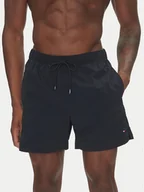 Kąpielówki męskie - Tommy Hilfiger Szorty kąpielowe Essential UM0UM02793 Granatowy Regular Fit - miniaturka - grafika 1