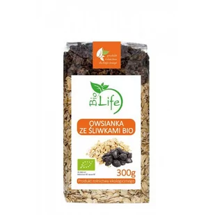 BioLife 101BioLife Owsianka ze Śliwkami 300g - BLFWOSSLIW300 - Zdrowa żywność - miniaturka - grafika 1