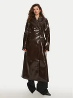 Płaszcze damskie - Herskind Płaszcz wełniany Ultra 5379149 Brązowy Regular Fit - miniaturka - grafika 1