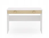 Biurka - Biurko puffi szkolne na laptop stolik szuflada kolor biały klon - miniaturka - grafika 1