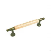 Zawiasy, okucia i inne akcesoria - Uchwyt meblowy podłużny 4816 Drewniany dębowy z antycznym - miniaturka - grafika 1