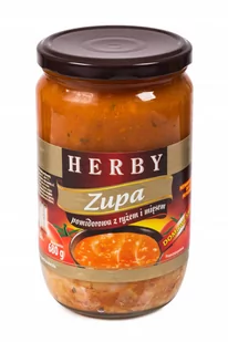 Zupa Pomidorowa Z Ryżem I Mięsem Herby 680 G - Zupy w płynie - miniaturka - grafika 1