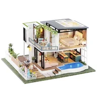 Zabawki kreatywne - Miniaturowy domek DIY - Lazurowe wybrzeże* - miniaturka - grafika 1
