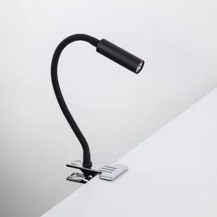 LAGOS BLACK KINKIET KLIPS 1 PŁ - Lampy ścienne - miniaturka - grafika 1