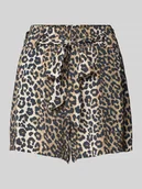 Spodenki damskie - Szorty o kroju regular fit z czystej wiskozy model ‘NOVA’ - miniaturka - grafika 1