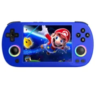 Konsole i gry retro - Konsola do gier retro ANBERNIC RG40XX H ze światłem RGB, karta TF 64GB, LPDDR4 1GB, ekran IPS 640*480P - Niebieska - miniaturka - grafika 1