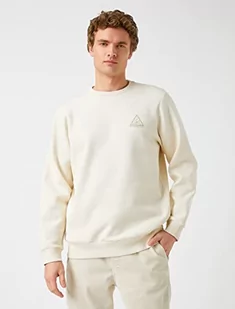 Koton Męska bluza z emblematem, beżowy (050), XL - Bluzy męskie - miniaturka - grafika 1