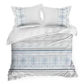 Pościel - Pościel 220 x 200 3cz Haftowana Bawełna HAFT 9B - miniaturka - grafika 1