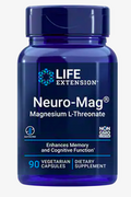 Układ nerwowy - Life Extension Neuro-Mag® Magnez L-treonian (magnez L-treonian), 90 kapsułek ziołowych - miniaturka - grafika 1