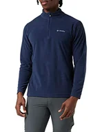 Swetry męskie - Columbia Columbia Męski sweter polarowy Klamath Range II zamek do połowy długości, niebieski (Collegiate Navy Solid), XS 1352472 - miniaturka - grafika 1