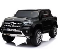Pojazdy elektryczne dla dzieci - Hecht MERCEDES BENZ XMX606 BLACK - miniaturka - grafika 1