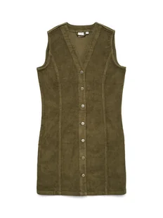 Vero Moda Sukienka codzienna Eden 10333959 Zielony Regular Fit - Sukienki - miniaturka - grafika 1