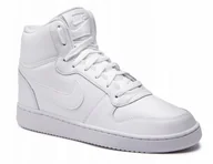Buty sportowe męskie - Buty Męskie Wysokie Sportowe Nike Ebernon MID AQ1773 100 Białe R. 42,5 - miniaturka - grafika 1