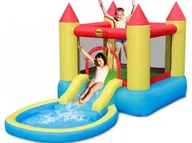 Place zabaw - Dmuchaniec Happyhop Bouncy Castle With Pool Slide Zamek Dmuchany Zjeżdżalnia, Trampolina - miniaturka - grafika 1