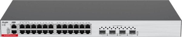Switch RUIJIE Zarządzalny Switch Ruijie L3 24 porty 1Gbit + 4 porty SFP+ 10Gbit Rack RG-S5300-24GT4XS-E